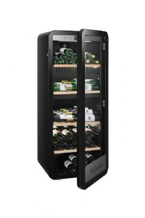 Cave  vins de vieillissement controlable  distance 1 porte vitre - 143 bouteilles