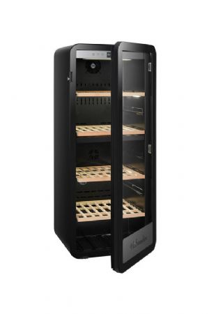 Cave  vins de vieillissement controlable  distance 1 porte vitre - 143 bouteilles