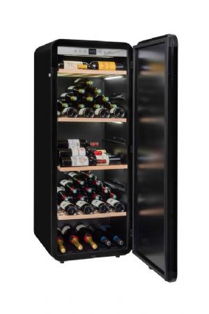 Cave  vins de vieillissement controlable  distance 1 porte pleine - 147 bouteilles
