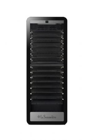 Cave  vins controlable  distance double zone 1 porte vitre - 184 bouteilles