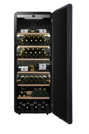 Cave de vieillissement controlable  distance 1 porte pleine - 254 bouteilles