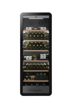 Cave  vins controlable  distance 1 porte vitre - 254 bouteilles