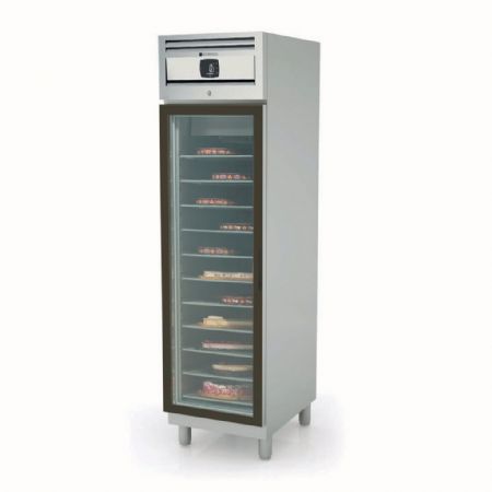 Armoire pâtissière positive 409 L 1 porte vitrée avec 3 clayettes 600x400 - Docriluc - APRV-55