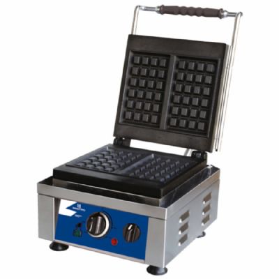 Gaufrier �lectrique simple Bruxelles plaques fixes monophas� puissance 2,2 kW