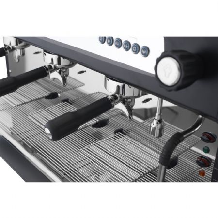 Machine à café professionnelle automatique avec écran 2 groupes noire - Diamond Promo - AROMA/2EB