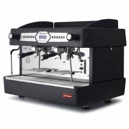 Distributeur à café professionnel automatique 2 groupes avec écran noir, 3.7 kW - Diamond Promo - AROMA/2EB Distributeur à café professionnel automatique 2 groupes avec écran noir, 3.7 kW - Diamond Promo - AROMA/2EB