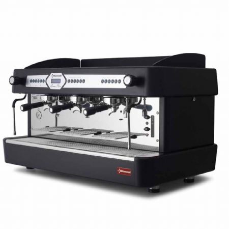 Distributeur à café professionnel automatique 3 groupes avec écran - Noir - 4.6 kW - Diamond Promo - AROMA/3EB Distributeur à café professionnel automatique 3 groupes avec écran - Noir - 4.6 kW - Diamond Promo - AROMA/3EB
