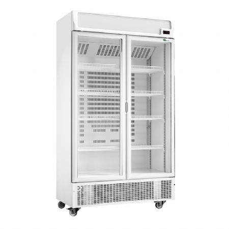Armoire rfrigre positive 2 portes vitres +2 / +5C - 710L