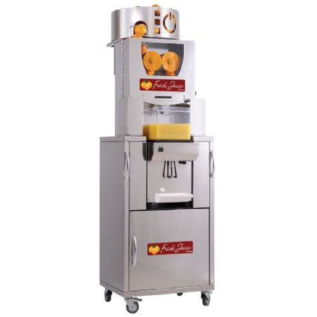 Centrifugeuse automatique réfrigérée sur meuble réserve de 7 L et production de 25 oranges par minute - Diamond - ASD/M-FR