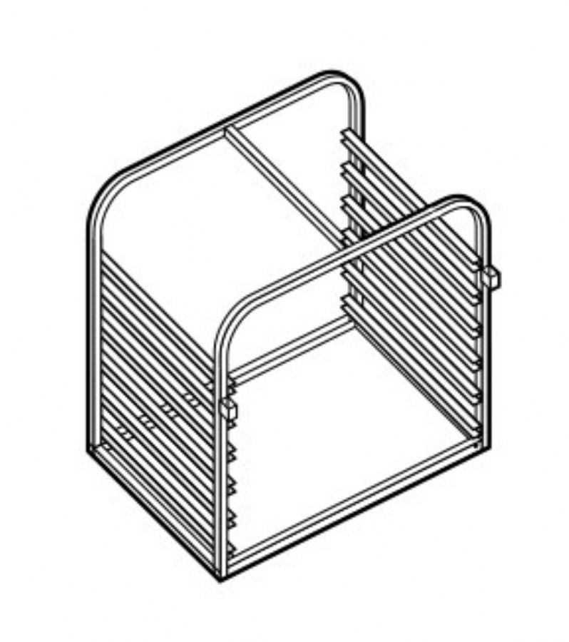 Sturcture porte-grilles gn 1/1 de 8 niveaux Sturcture porte-grilles gn 1/1 de 8 niveaux