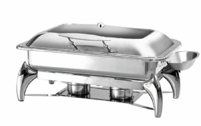 Chafing dish GN 1/1 équipé d’un couvercle avec fenêtre transparente