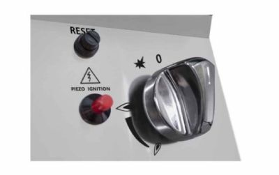 Grill charbon � gaz mont� sur meuble gamme 700 avec 1 seule zone de cuisson