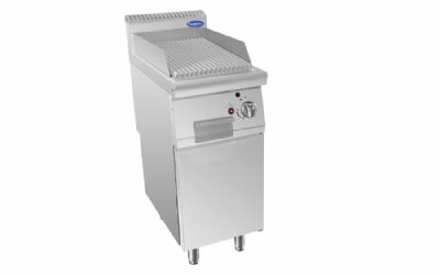 Grill charbon � gaz mont� sur meuble gamme 700 avec 1 seule zone de cuisson