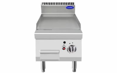 Plaque à snacker gaz gamme 700 en version posable avec 1 surface de cuisson