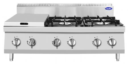 Fourneau profondeur 700 A POSER Gaz propane 6 brûleurs 42 kW - Atosa - AT7G6B-C-2 Fourneau profondeur 700 A POSER Gaz propane 6 brûleurs 42 kW - Atosa - AT7G6B-C-2