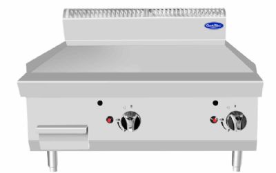 Plaque à snacker gaz de comptoir gamme 700 avec surface de cuisson lisse Plaque à snacker gaz de comptoir gamme 700 avec surface de cuisson lisse