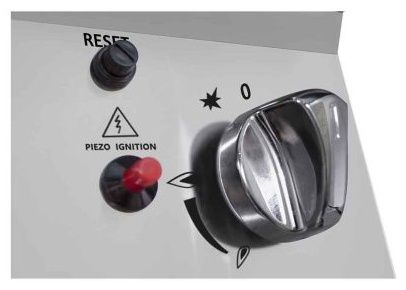 Plaque à snacker pro profondeur 700 à poser Gaz propane 14 kW - Atosa - AT7G8G-C-A