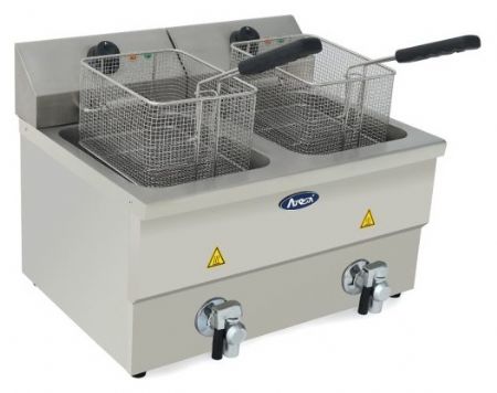 Friteuse A poser petite capacité électrique 2x8L - Atosa - ATEF-08L-2
