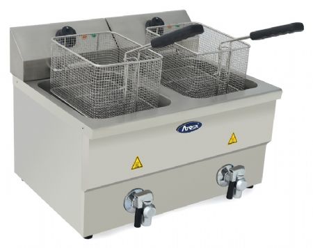 Friteuse A poser petite capacité électrique 2x8L - Atosa - ATEF-08L-2