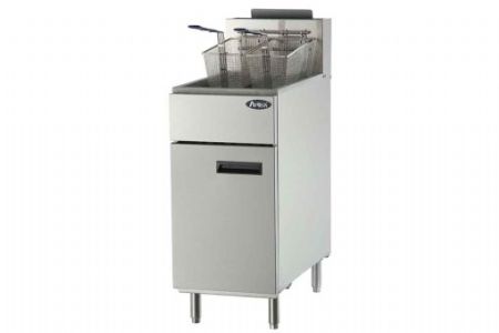Friteuse haut rendement 40kg/h à gaz de ville - 21 L