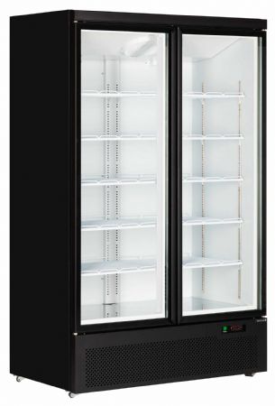 Réfrigérateur vitré blanche 2 portes vitrées positive - Tefcold - Atom Maxi C2DB