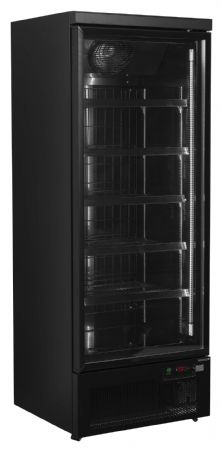 Vitrine murale négative de supermarché Noire 1 porte - Tefcold - Atom Maxi F1DBB