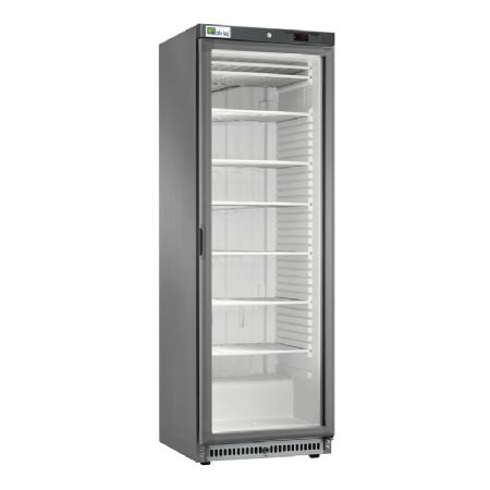 Armoire rfrigre ngative inox 1 porte vitre -18 / -22C - 268L