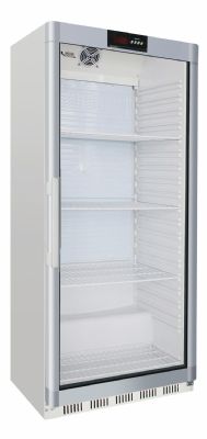 Rfrigrateur blanc 1portevitre 3+1 clayettes+2/ +8c - 600L