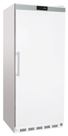 Armoire réfrigérée négative blanche 1 porte pleine, 598 L brut, 7 clayettes, fermeture à clé - l2g - AW-RN600
