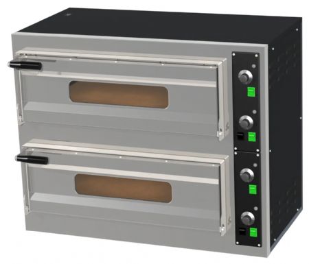 Four à Pizzas professionnel triphasé 4 pizzas 33 cm - Redfox - B-22