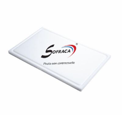 Planche de dcoupe en polythylne pour lampes chauffantes - 530 x 325 mm