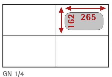 Bac gastronorme 150xGN1/4