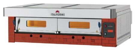 Four à pizzas professionnel Gaz 1 chambre 12 pizzas - Furnotel - B219D
