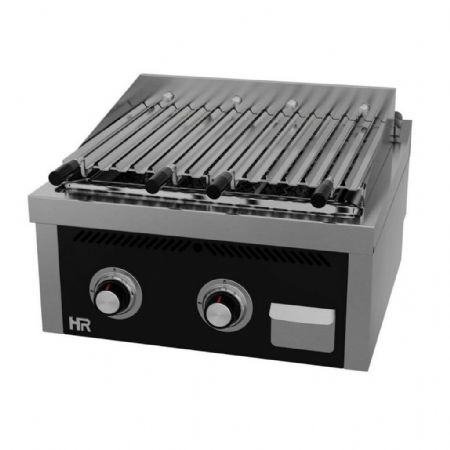 Grill pierre de lave profondeur 600 Gaz à poser 600x600x410 mm - Hr Fainca - B6006S