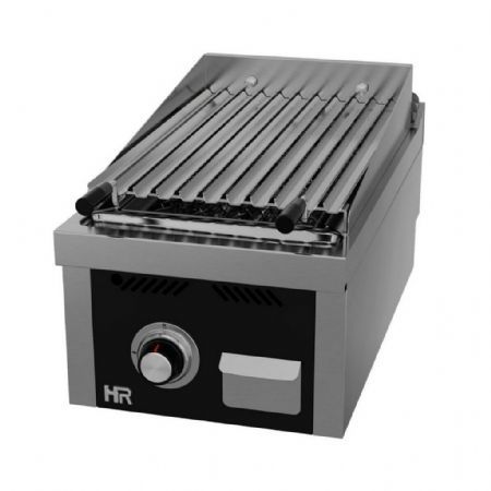 Grill pierre de lave profondeur 750 Gaz à poser 400x750x410 mm - Hr Fainca - B7504S