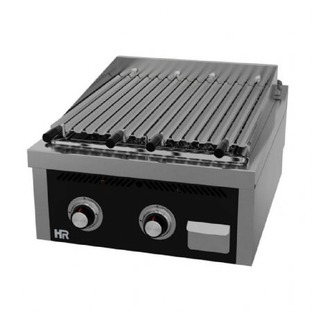 Grill pierre de lave Gaz profondeur 750 mm 600x750x410 mm - Hr Fainca - B7506S