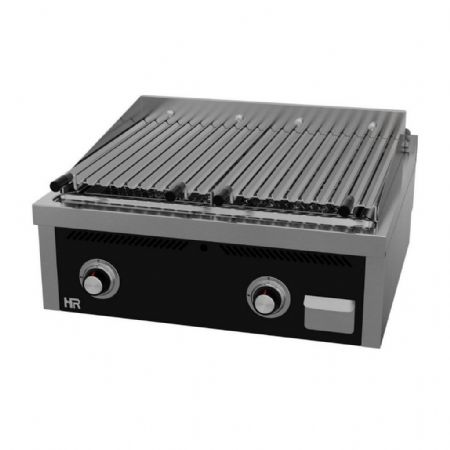 Grill pierre de lave profondeur 750 Gaz à poser 800x750x410 mm - Hr Fainca - B7508S
