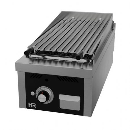 Grill pierre de lave profondeur 900 Monophasé 12,3 kW 400x930x410 mm - Hr Fainca - B9004S