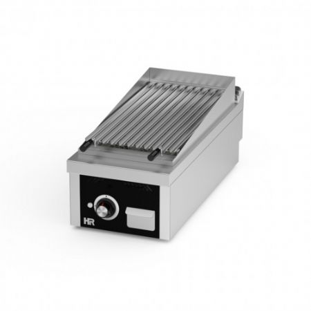 Plaque barbecue de table professionnelle  gaz 12,3 kW - 400x930x410 mm