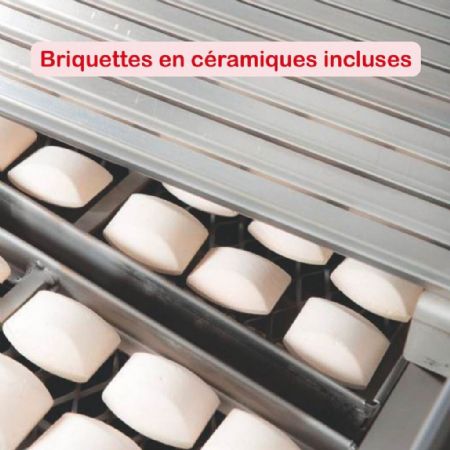Grill pierre de lave profondeur 900 800x930x945 mm - Hr Fainca - B9008E