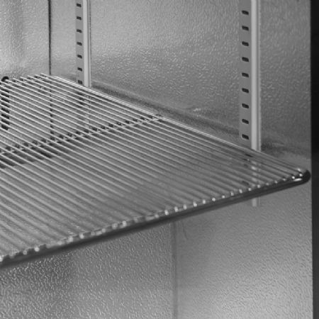 Arrire de bar rfrigr professionnel porte vitre 128 L +2/+10 C - 600x520x900 mm