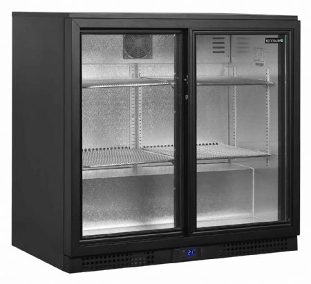 Arrière bar 2 portes vitrées coulissantes positif - Tefcold - BA26S