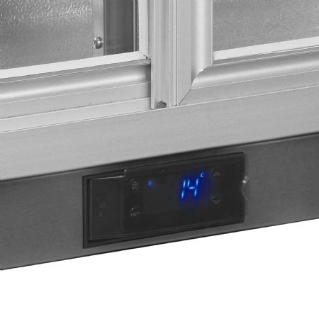 Arrière bar de 2 portes vitrées coulissantes positif - Tefcold - BA26SS