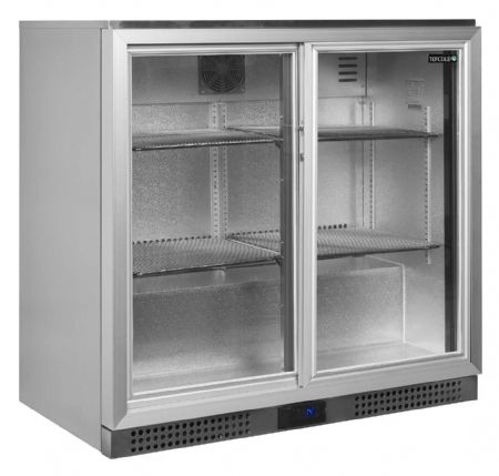 Arrière bar de 2 portes vitrées coulissantes positif - Tefcold - BA26SS