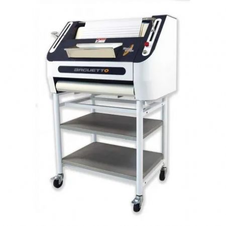 Faonneuse 3 cylindres en inox avec guide latraux 1200 pices/heure - diamtre 750 mm