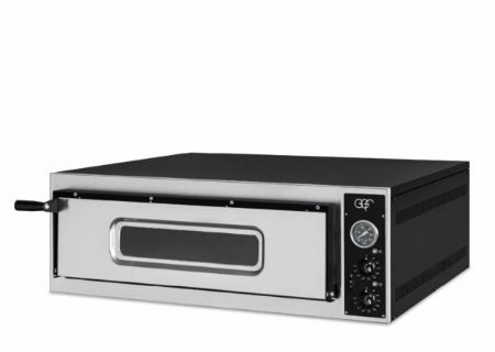 Four à pizza électrique professionnel monophasé ou triphasé 1 chambre 4 pizzas Ø 35 cm - GGF - BASIC 4 N Four à pizza électrique professionnel monophasé ou triphasé 1 chambre 4 pizzas Ø 35 cm - GGF - BASIC 4 N