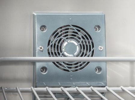 Saladette réfrigérée professionnelle 2 portes 9 bacs GN 1/6 dessus ouvert avec protection vitrée +2/+10°C - Coolhead - BB 90
