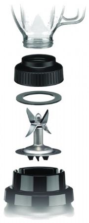 Blender de bar à interrupteur à bascule avec bol copolyester de 1,3 L - 500 W
