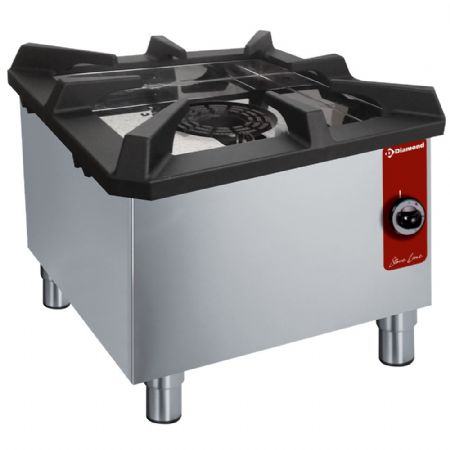 Réchaud bas 1 feu vif Gaz - Diamond Promo - BBRV-N