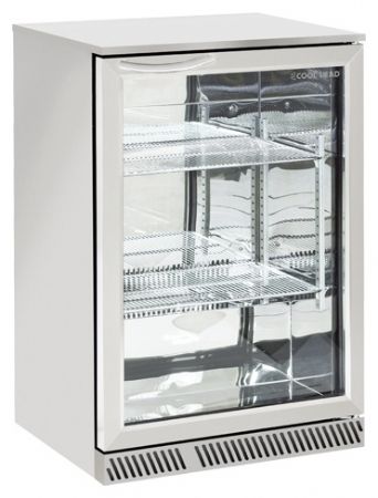 Arrière bar réfrigéré 1 porte vitrée 130 L +2/+10°C - Coolhead - BBX 185
